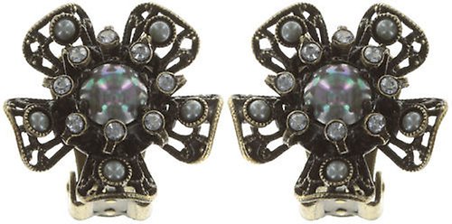 image pour Boucles d'oreilles Clip Flamenco Gris  small