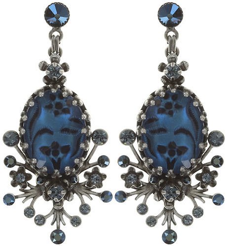 image for Earring Stud Dangling Eternal Glory Blue  