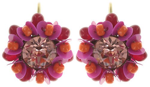Bild für Ohrringe mit Brisur Kaleidoscope Pink / Rot  