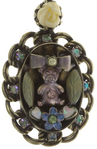 image for Necklace Pendant Arsenic in Old Lace Light Pastel Multi  extra small