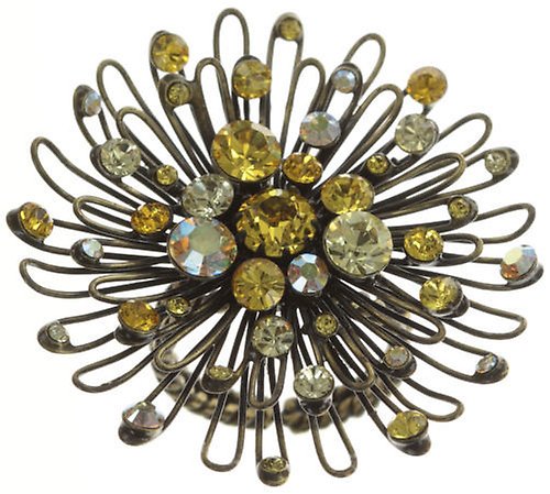 Bild für Ring Distel Gelb  groß