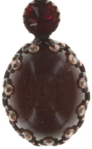 image pour Clou d'oreille pendant Melody Drops Rouge  