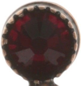 image for Earring Stud Dangling Melody Drops Red  