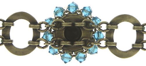 image pour Bracelet Maharani Bleu / Vert  18,5 cm