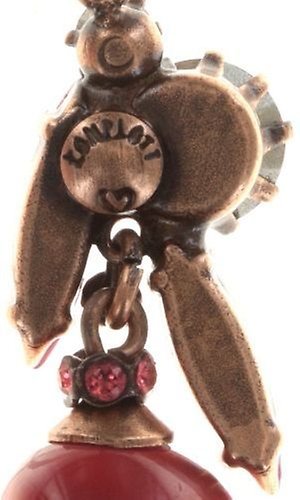 image pour Clou d'oreille pendant Fiancee Rouge  