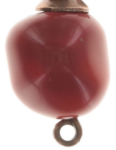 image for Earring Stud Dangling Fiancee Red  