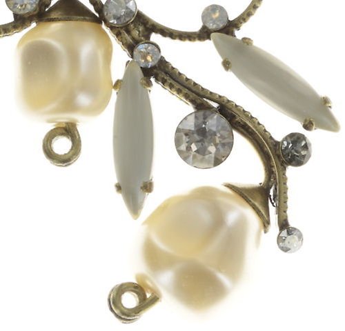 image for Necklace pendant (long) Fiancee White  