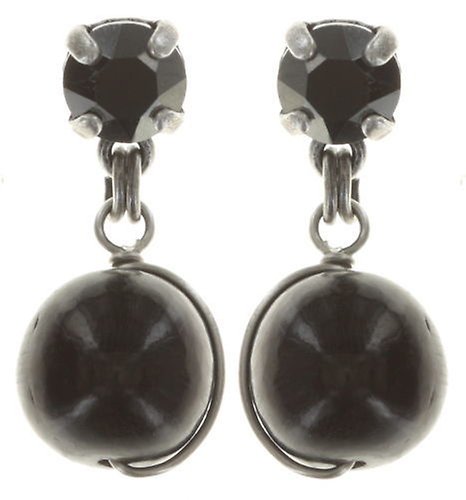 image pour Clou d'oreille pendant Earth, Wind & Glamour Noir  