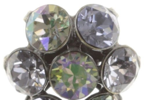 image for Earring stud Magic Fireball Blue / Lila  