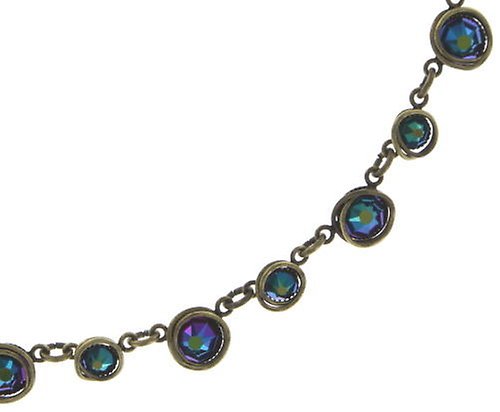 Bild für Halskette Sparkle Twist Blau / Grün scarabaeus green 