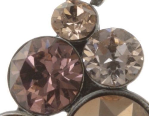 image for Earring Stud Dangling Petit Glamour Beige / Pink  