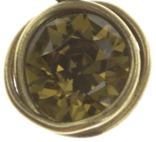 Bild für Halskette mit Anhänger Sparkle Twist Grün Oliv 