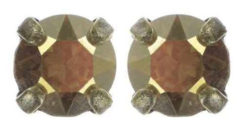 image pour Clou d'oreille Black Jack Jaune crystal metallic sunshine SS 29