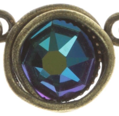 image for Necklace Sparkle Twist Blue / Green scarabaeus green 