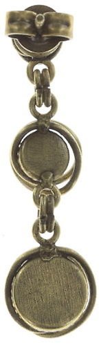 image pour Clou d'oreille pendant Sparkle Twist Vert olive 