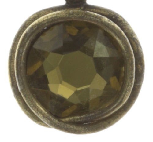 Bild für Ohrringe baumelnd Sparkle Twist Grün Oliv 