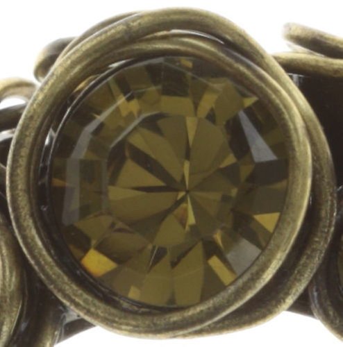 image pour Anneau Sparkle Twist Vert olive 