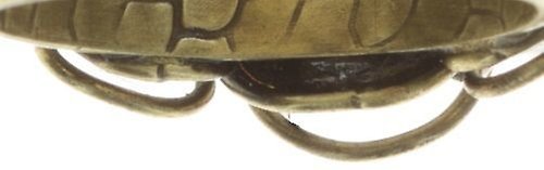 Bild für Ring Sparkle Twist Beige Kristall goldener Schatten 