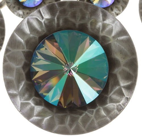 image pour Collier Rivoli Concave Bleu / Lila crystal paradise shine 