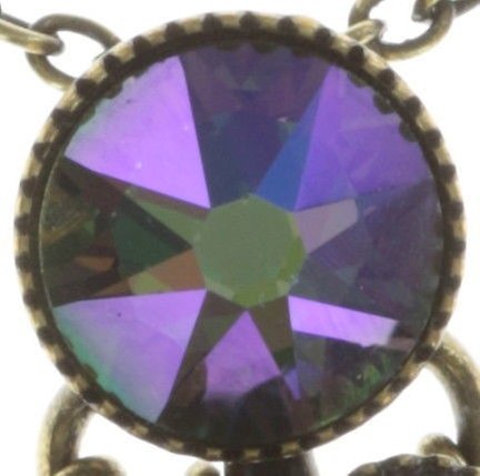 image for Necklace Pendant Waterfalls Blue / Lila  