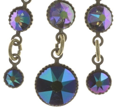 image for Necklace Collier Waterfalls Blue / Lila  