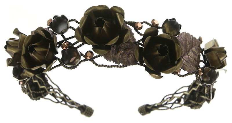 image pour Bandeau A Rose is a Rose is a Rose Rose / Marron  medium