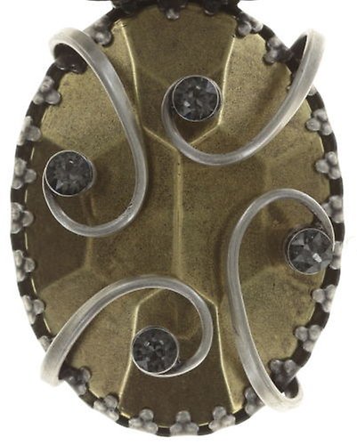 image for Necklace Pendant Dragon Shield Green  