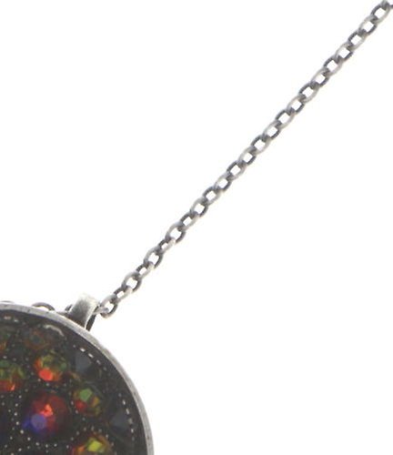 image pour Collier pendant Orchid Hybrid Marron / Orange crystal volcano medium