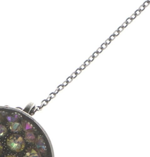 image pour Collier pendant Orchid Hybrid Jaune crystal luminous green medium