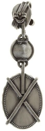 image pour Clou d'oreille pendant Dragon Shield Vert  