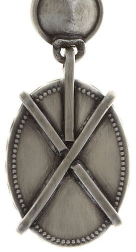 image for Earring Stud Dangling Dragon Shield Green  