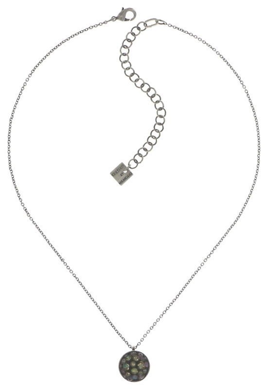 Bild für Halskette mit Anh&auml;nger Orchid Hybrid Gelb crystal luminous green klein