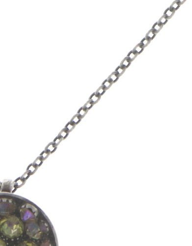 image for Necklace Pendant Orchid Hybrid Yellow crystal luminous green small