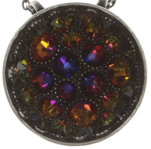 image pour Collier pendant Orchid Hybrid Marron / Orange crystal volcano medium