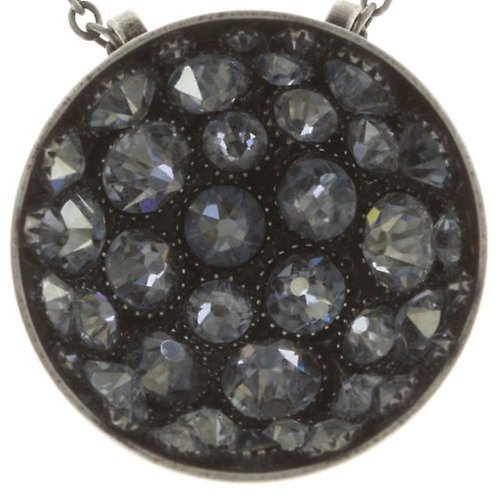 image for Necklace Pendant Orchid Hybrid Blue crystal blue shade medium