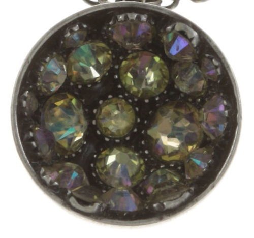 Bild für Halskette mit Anh&auml;nger Orchid Hybrid Gelb crystal luminous green klein