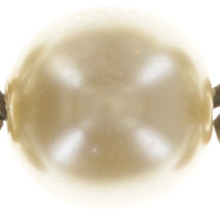 image pour Collier ras-de-cou Pearl 'n' Ribbons Blanc  