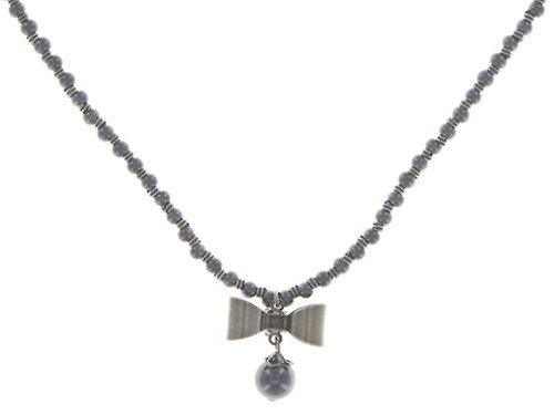 Kép Necklace Pearl 'n' Ribbons Black  