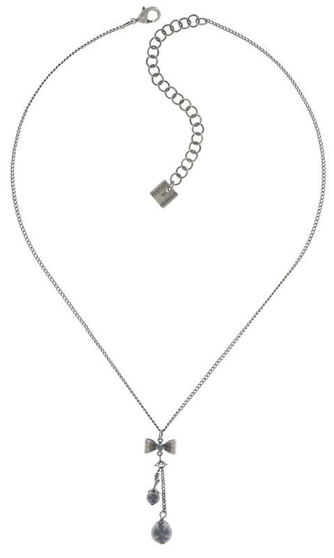 image pour Collier-Y Pearl 'n' Ribbons Noir  