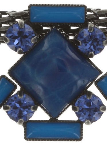 image for Necklace ART DECO Blue  