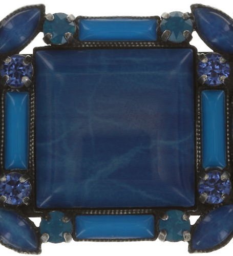 image pour Barrette ART DECO Bleu  