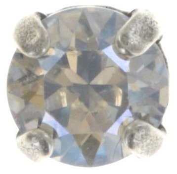 image pour Clou d'oreille Black Jack Blanc crystal moonlight SS 29