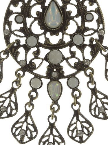 image for Earring Stud Dangling Chandelier Earrings White  