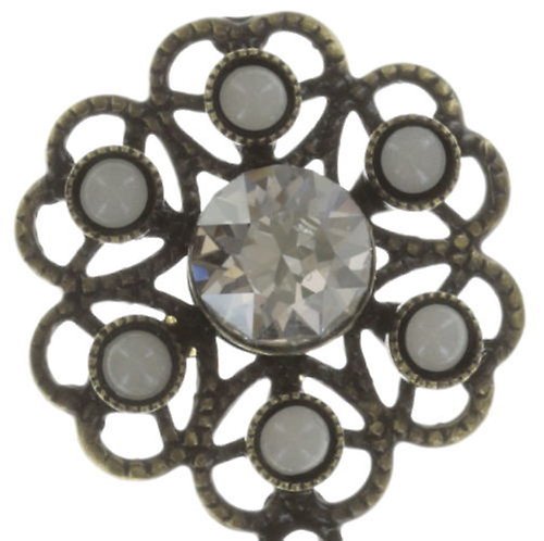 image for Earring Stud Dangling Chandelier Earrings White  