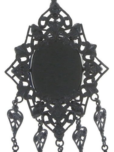 image pour Boucle d'oreille Clip pendante Chandelier Earrings Bleu  