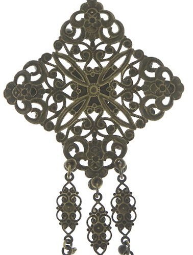 Kép Earring stud dangling Chandelier Earrings White  