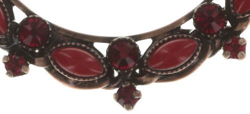 image pour Boucles d'oreilles Eurowire pendantes Mini Treasure Rouge  