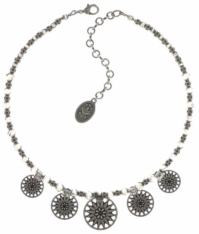 image for Necklace Rosone White  medium, small, extra small