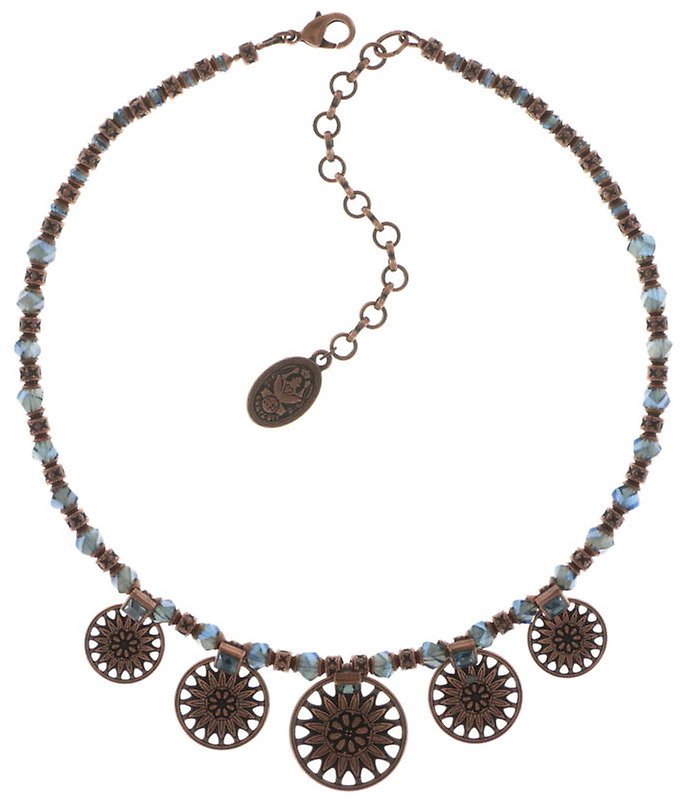 image for Necklace Rosone Blue  medium, small, extra small