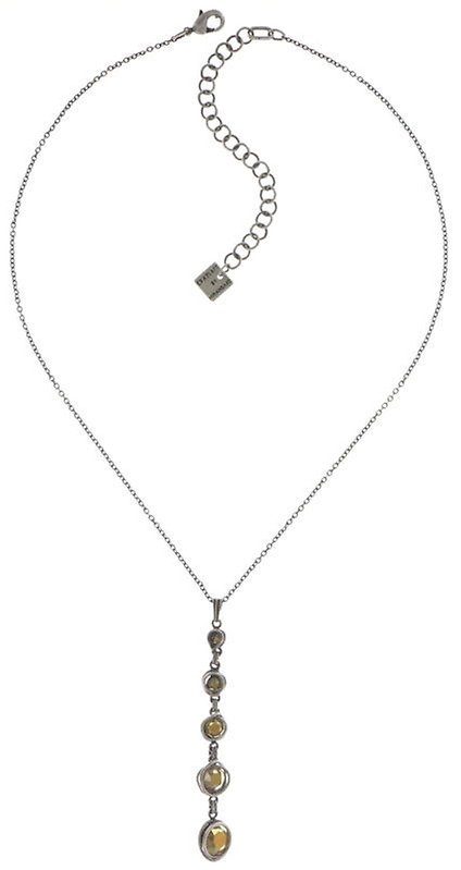 Bild für Halskette mit Anh&auml;nger Sparkle Twist Braun crystal metallic sunshine 